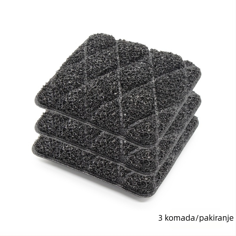 Set od 3 dvostrano čistih spužvi za pranje posuđa i lonaca