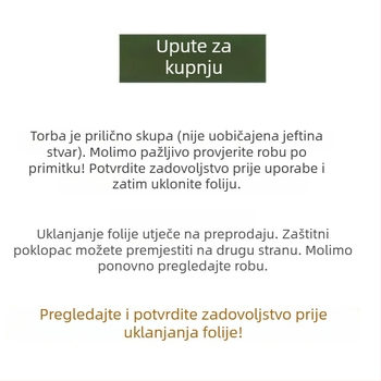 Klasična visokokvalitetna vintage messenger torba sa zaključkom na kopču; nošenje preko ramena, crossbody ili ručna torba, svakodnevni stil
