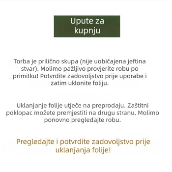 Klasična visokokvalitetna vintage messenger torba sa zaključkom na kopču; nošenje preko ramena, crossbody ili ručna torba, svakodnevni stil