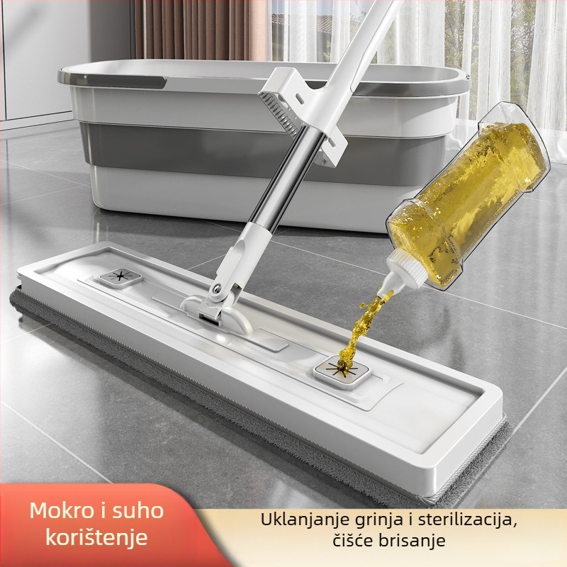 Chenille plošni mop 42 cm za suho i mokro čišćenje