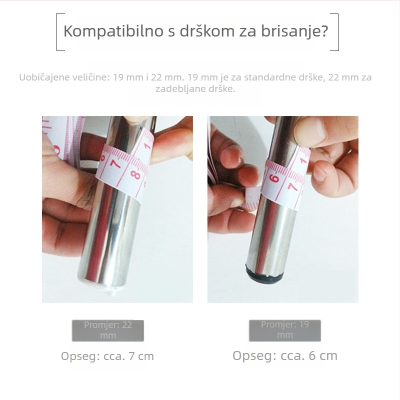 Okrugla glava mop od nehrđajućeg čelika s rotirajućim diskom i dijelovima, univerzalni dijelovi zamjene glave mop, okrugla glava mop