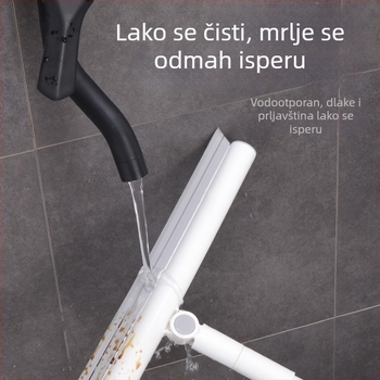 Čarobna silikonska metla za pod i brisač vode za kupaonicu, brzo suši mokre podove, zidni držač.