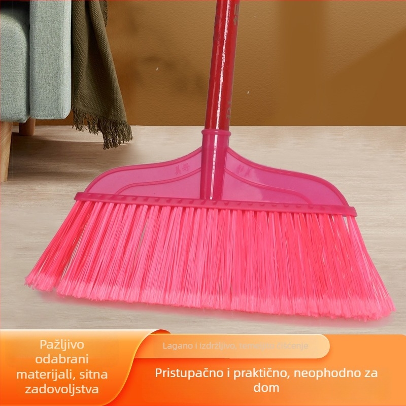 Plastična metla s čvrstim vlaknima za radionice, gradilišta, škole, tvornice i kućanstva