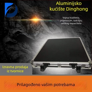 Aluminijski kovčeg s kotačićima za instrumente, vodootporan i otporan na udarce, prilagodljiv fotografijskoj opremi