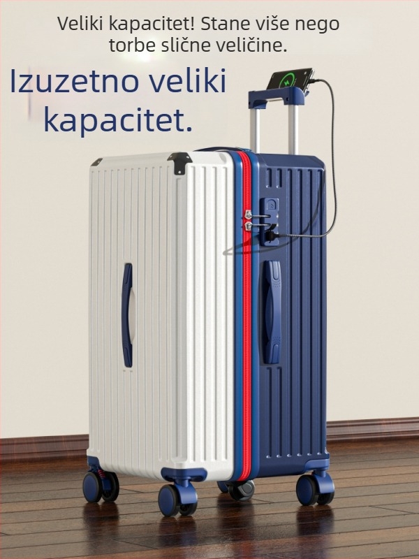 Kofer s tvrdim kućištem, velikog kapaciteta, 28–32 inča, pet kotača, zaključavanje šifrom