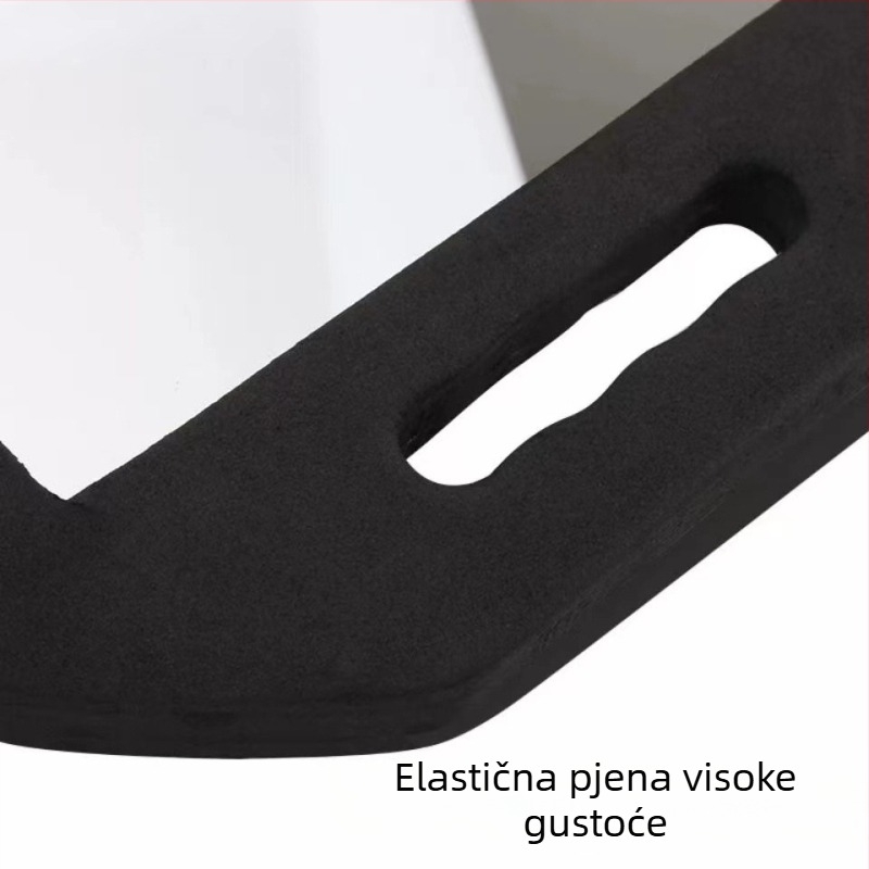 Zidni ogledalo za šminkanje i njegu kose, četvrtasti ogledalo s pjenastim stražnjim dijelom