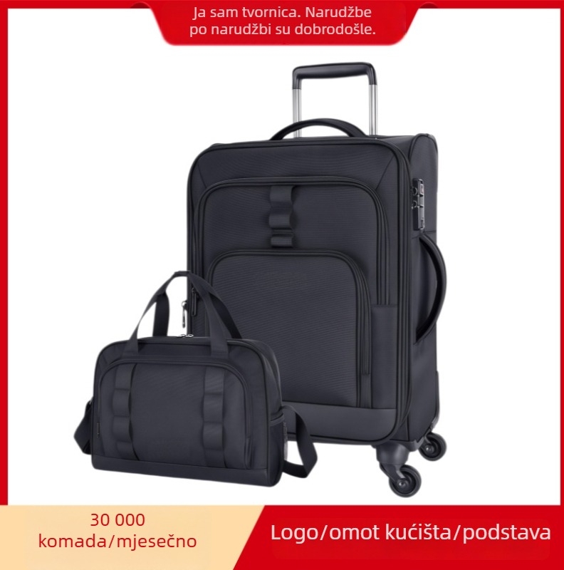Kufr za putovanje velike kapacitete, Oxford tkanina, s kotačićima, unisex dizajn, korejskog stila