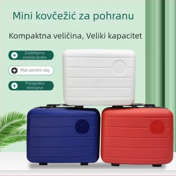 14-inčna mini kozmetička torbica za poslovna putovanja, kompaktna kutija za pohranu s mogućnošću prilagodbe boje logotipa
