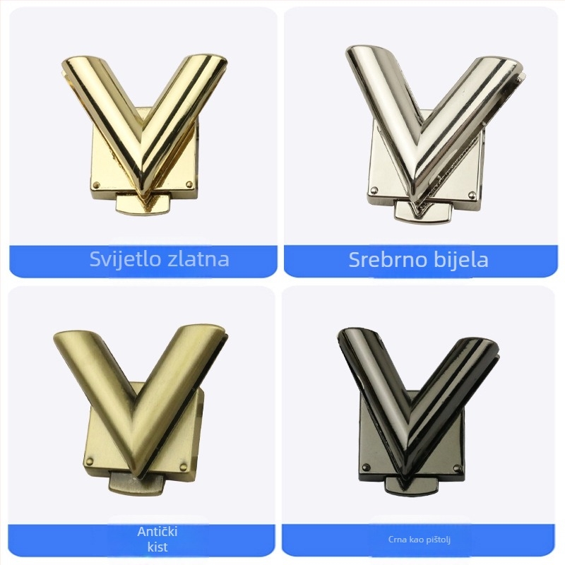 V-oblik brava za prtljagu sa skrivenim mehanizmom