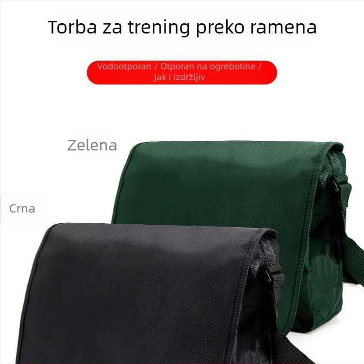 Nova crna vojno-zelena crossbody torba preko ramena, Liberation stil, taktička torba za aktivnosti na otvorenom, casual platnena vodootporna putna torba