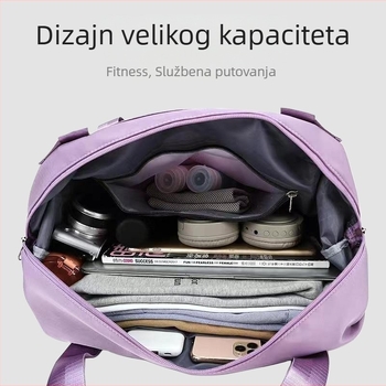 Torba za putovanje velike kapacitete 20–35 L, lagana, odjeljak za mokre i suhe stvari, za putovanja