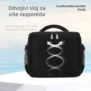 Vodootporan ruksak za fotoaparat s velikim kapacitetom, prijenosan i čvrst