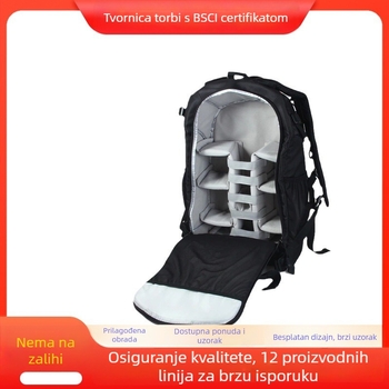 Torba za kameru velikog kapaciteta s dvostrukim remenom za snimanje na otvorenom, vodootporna i izdržljiva