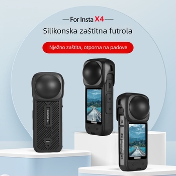 Insta360 X4 silikonski poklopac za objektiv i zaštitni poklopac kućišta