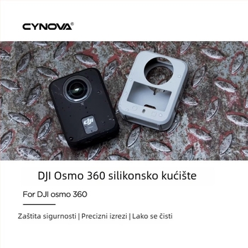 Silikonski zaštitni futrol za tijelo DJI Osmo 360 panoramske akcijske kamere – zaštita od ogrebotina, dodatak