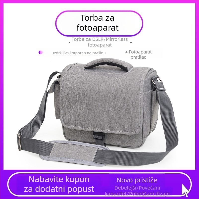 Vodootporna torba za rame za fotoaparat za mirrorless i DSLR, s mogućnošću prilagodbe logotipa