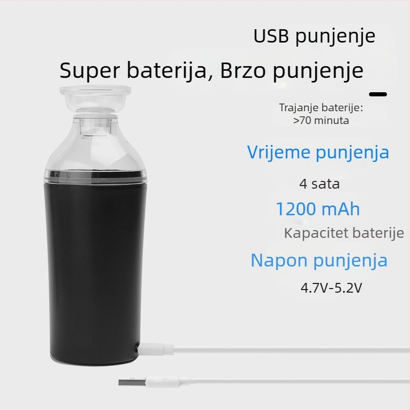 Ručni kompaktni vakuumski zatvarač za vanjsku upotrebu, prijenosna pumpa za vakuum za očuvanje hrane