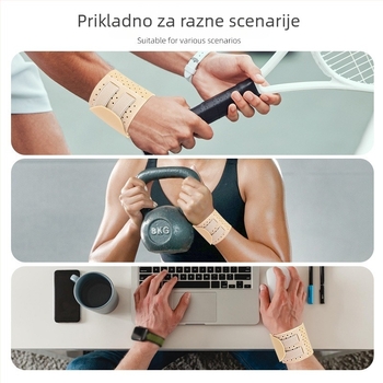 Prozračna narukvica za zglob za muškarce i žene, tanka podrška omotaču tetive za košarku, badminton, jogu i sportove