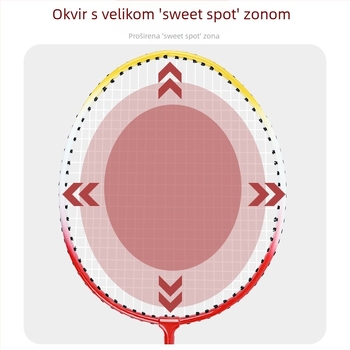 Boshika badminton raketa za početnike – komplet od dvije rakete za učenike
