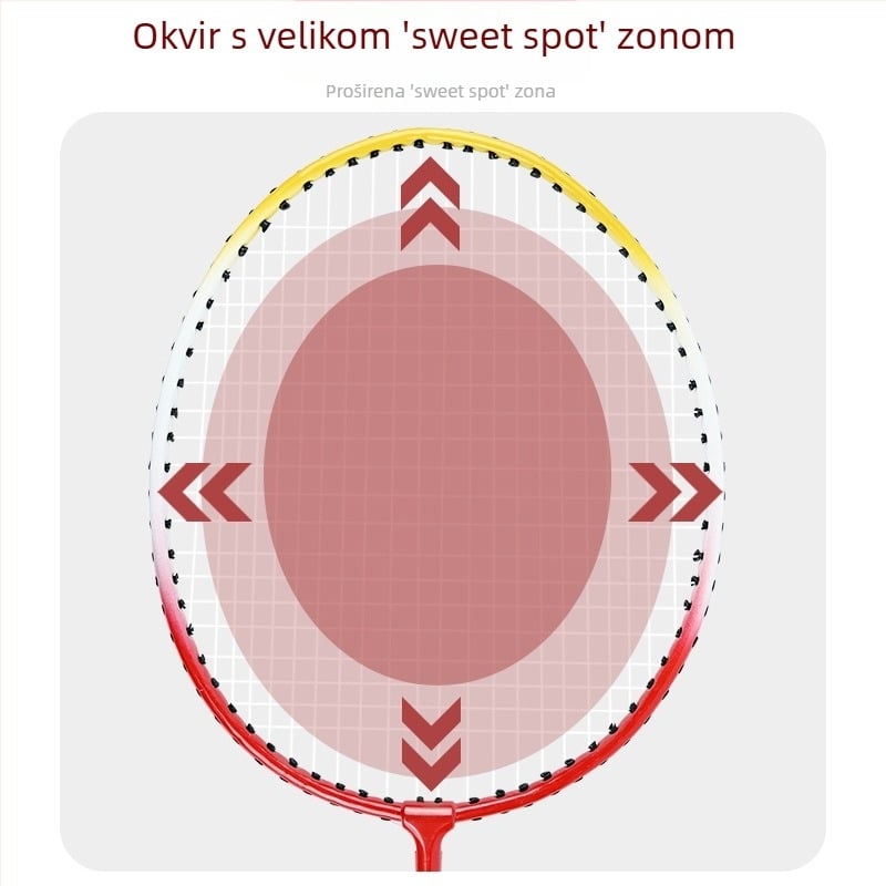 Boshika badminton raketa za početnike – komplet od dvije rakete za učenike
