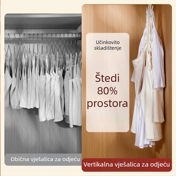 Kućna vješalica za odjeću, višenamjenska za majice, donje rublje i šešire