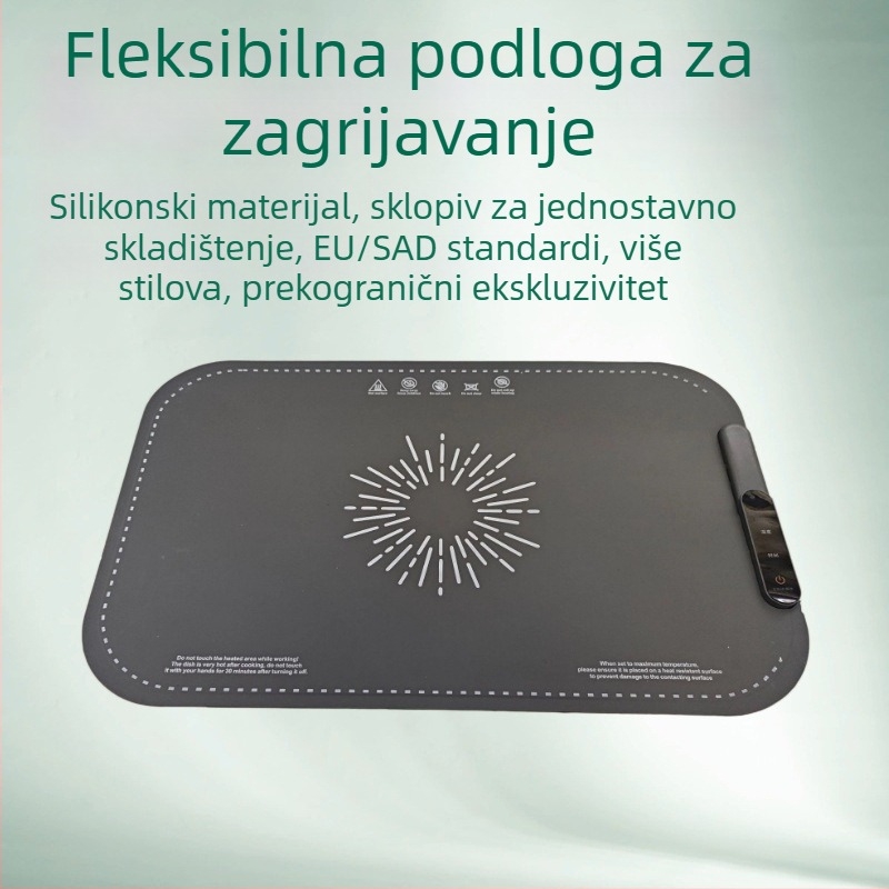 Sklopiva silikon ploča za kućnu upotrebu s toplinskom izolacijom
