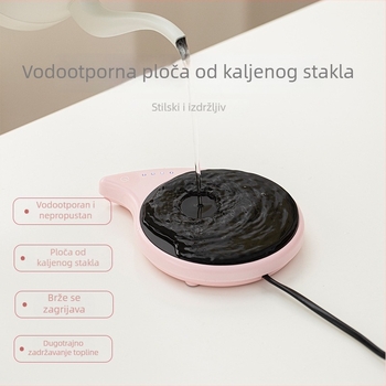 Podložak za šalicu s automatskom kontrolom temperature, grije mlijeko, 40–80°C