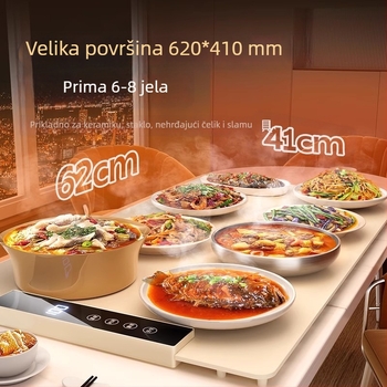 Luyao ploča za grijanje hrane, ploča za održavanje temperature, silikonska podloga za stol, novi model