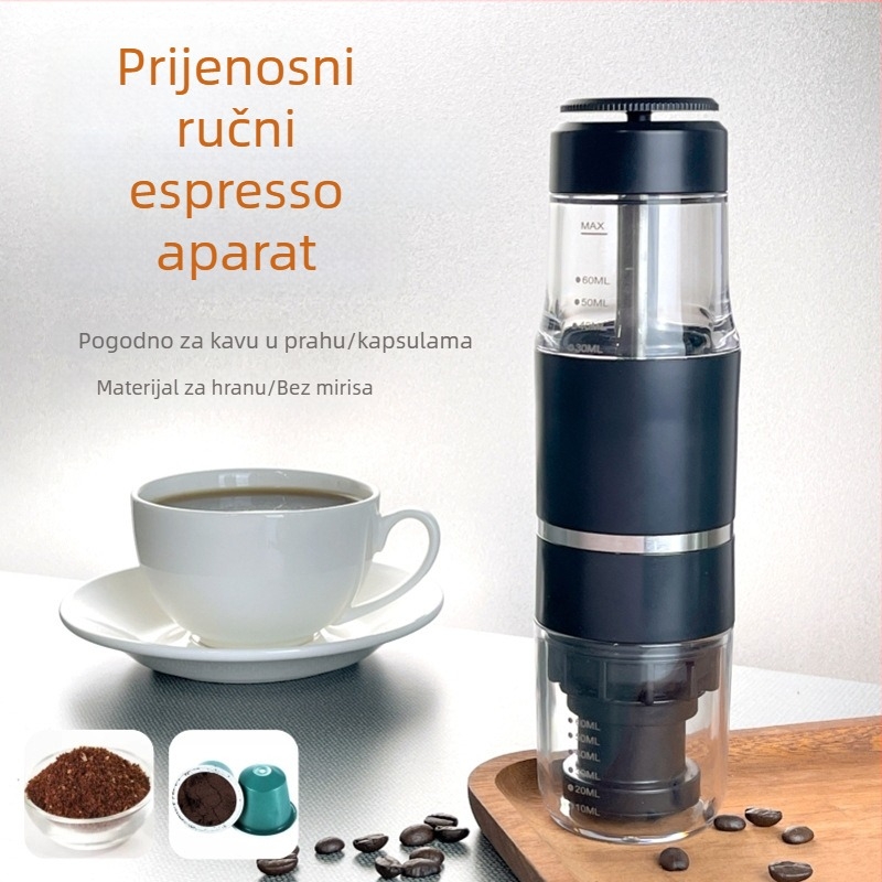Prijenosni ručni aparat za espresso za kućnu i putnu upotrebu – kapsulni aparat za kavu