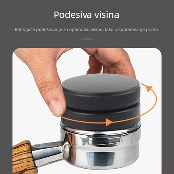Nehrđajući čelični prilagodljivi dispenzer praška za strojeve za kavu