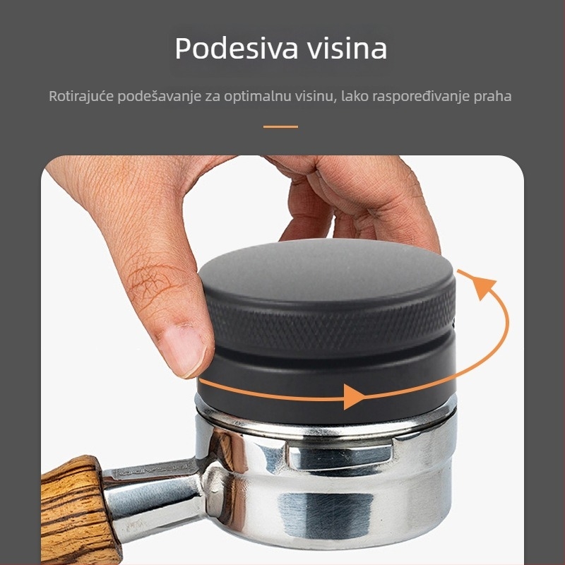 Nehrđajući čelični prilagodljivi dispenzer praška za strojeve za kavu