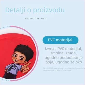 Slatki USB podmetač za čašu s PVC mekanom površinom – prilagodljiv poklon