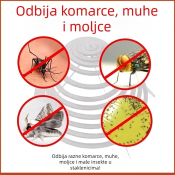 Ekstra-duge komar spirale, tri u jedan, za vanjsku upotrebu, za restorane i farme