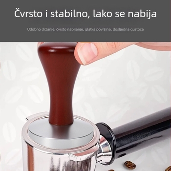 Prilagodljivi tamp za kavu od nehrđajućeg čelika s držačem