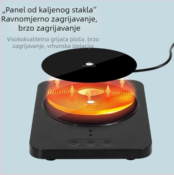 Podložak za kavu s magnetskim miješanjem i kontrolom temperature