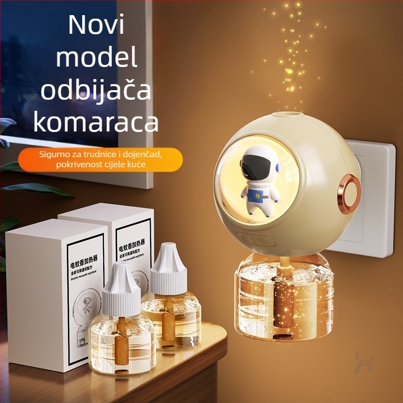 Xinlin Električna lampa za otjerivanje komaraca s tekućim repelentom, bez mirisa, kućni grijač