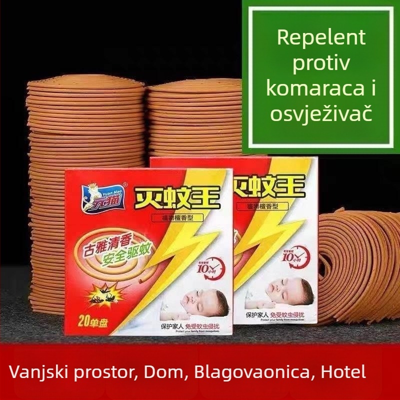 Kandila protiv komaraca sa sandalovim mirisom – čvrsta forma, netoksična