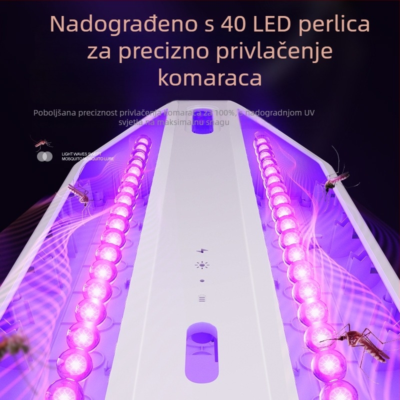 2025 Električna lampica za ubijanje komaraca – unutarnja upotreba, punjiva, za dom i hotel
