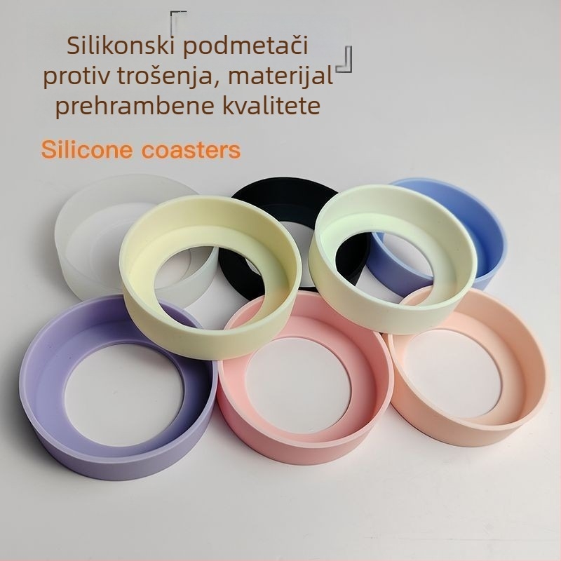 Silikonski zaštitnik za dno šalice – protuklizni, toplinski izolirani, otporno kućište za baze šalice i čajnika