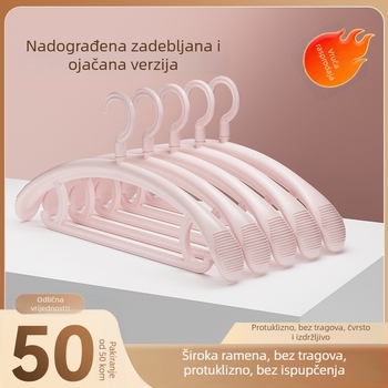Pojačana kućna vješalica za odjeću — bez tragova na ramenima, držač za kapute, set od 10 kom