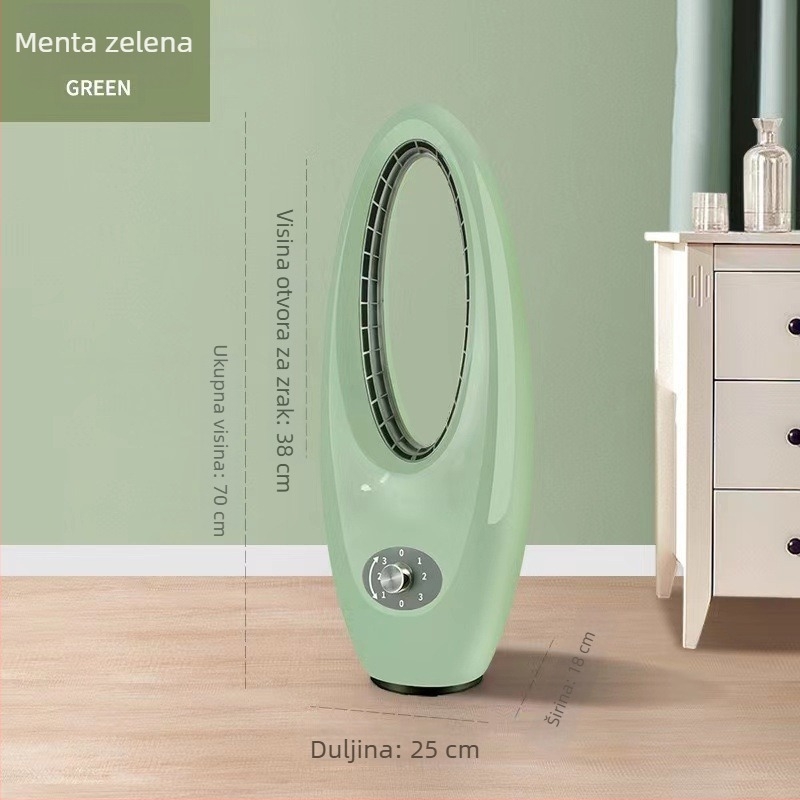 Bezalopatični toranj ventilator, podni model, tih rad, 3 brzine, oscilira