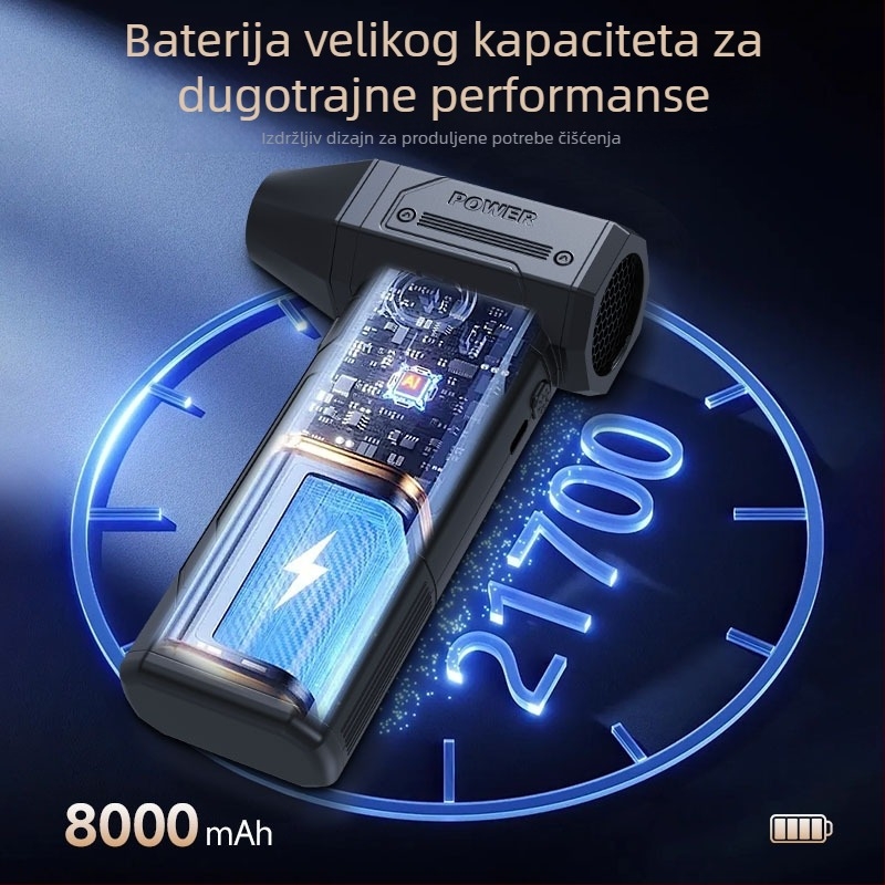 USB punjivi ručni puh prašine, visokou snagom turbo ventilator, za automobil i kućnu upotrebu, vanjska upotreba