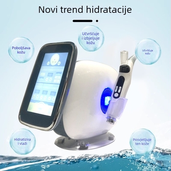 EMS uređaj za lice s nano‑mikrokrystalnom tehnologijom bez igle, vodeni svjetlosni instrument za profesionalnu upotrebu u salonu, infuzija seruma za lice, vanadij-titan