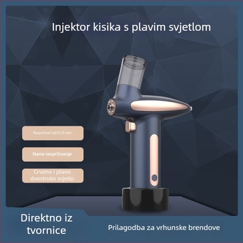 Prijenosni punjivi uređaj za hidrataciju lica sa plavim svjetlom i oksigenacijom, ručni raspršivač