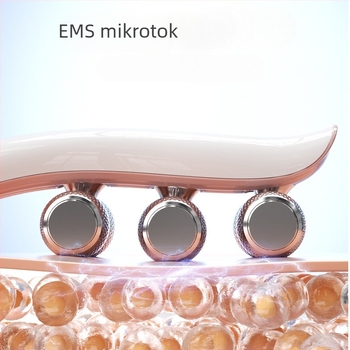EMS mikrostrujni roller za podizanje V-obliku lica i toniziranje kože – kućni masažer
