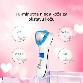 Uređaj s fotonskim pomlađivanjem i posvjetljivanjem, učvršćivanje, dubinsko čišćenje, hidratacija i masaža — ultrazvučni infuzijski uređaj s toplom i hladnom funkcijom