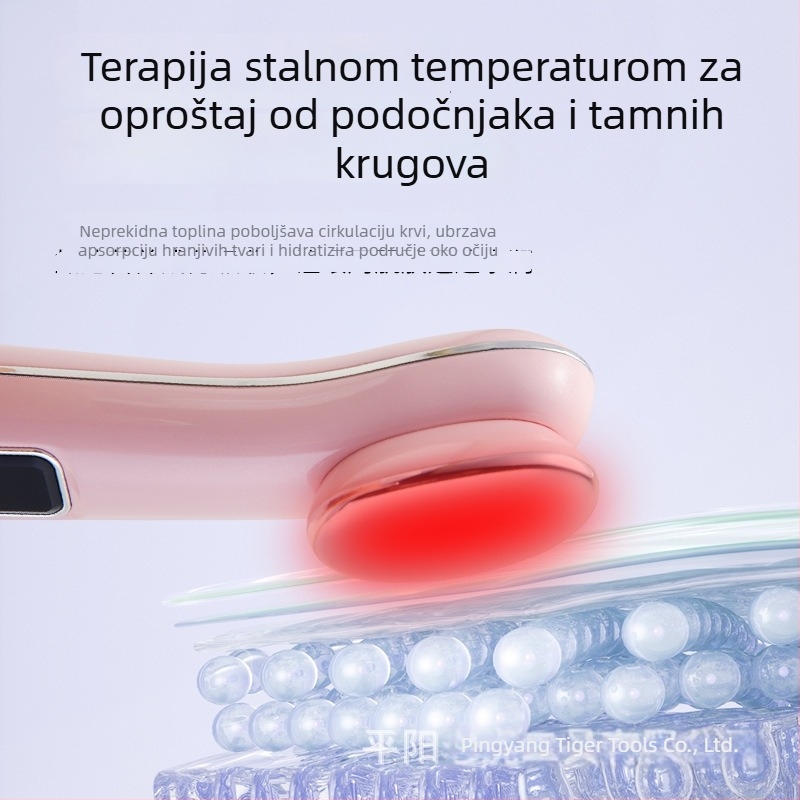 Prijenosni masažer za oči sa punjivom baterijom, infuzijom hranjivih tvari i negativnim ionima za pomlađivanje kože