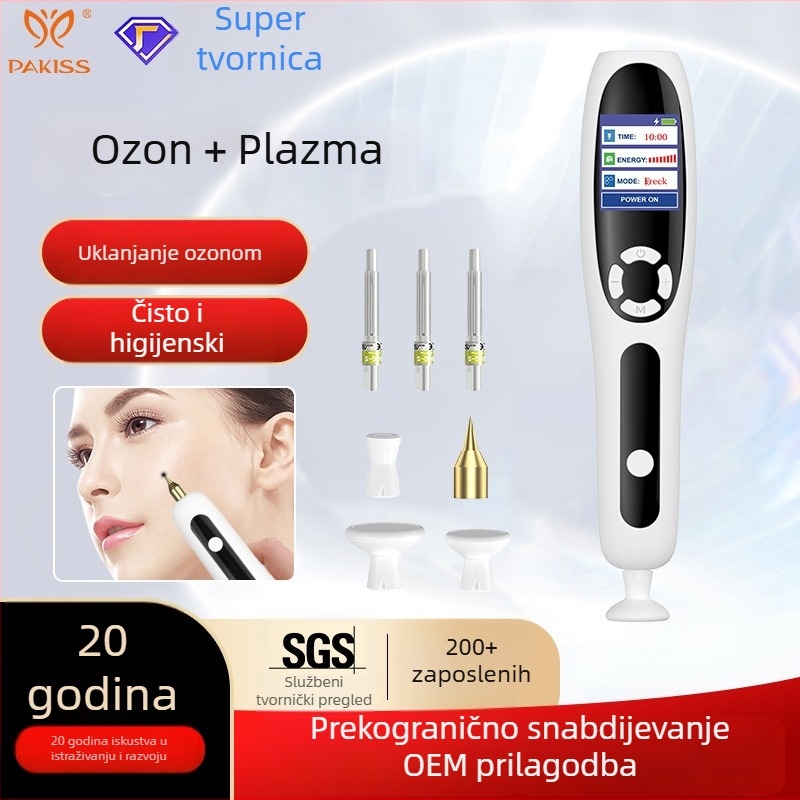 Plazma pero za uklanjanje pjega i madeža s ozonskom funkcijom – uređaj za njegu lica