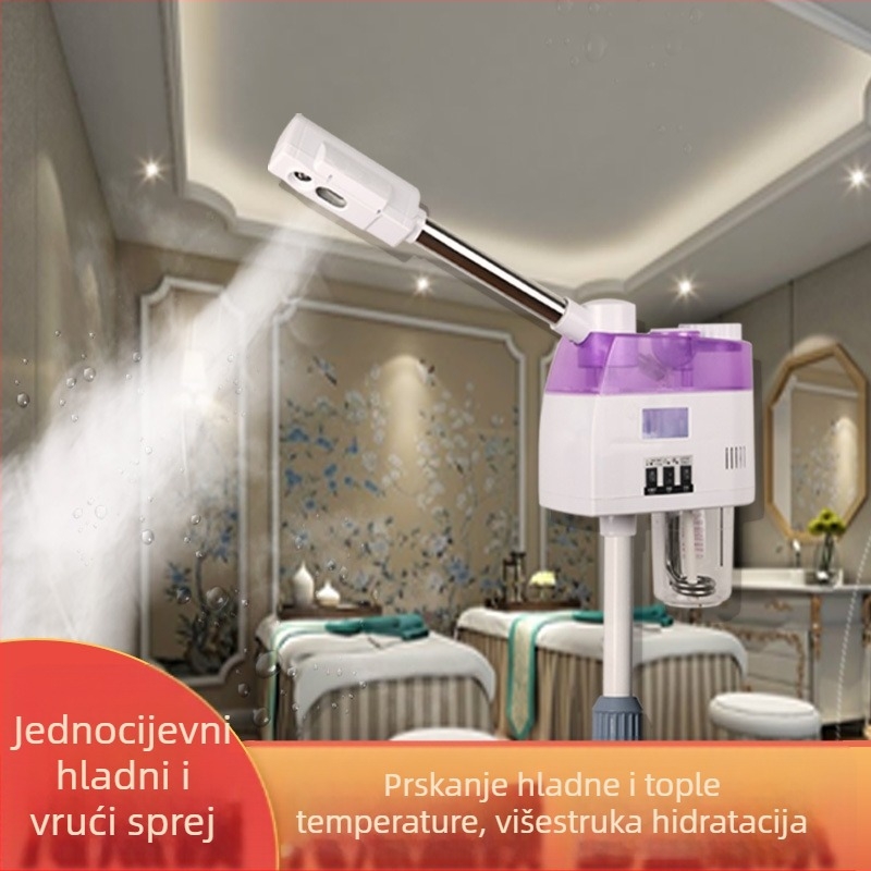 Uređaj za lice s parom i nano hidratacijom, dvostruki raspršivač – topli i hladni, za kućnu upotrebu