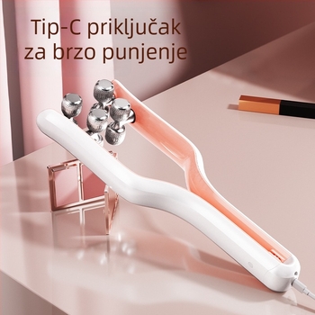 Kućni masažer za lice s mikrostrujom, V-oblik masažer za konturu lica, kozmetički uređaj